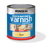 RONSEAL QUICK DRYING GLOSS VARNISH 750ML